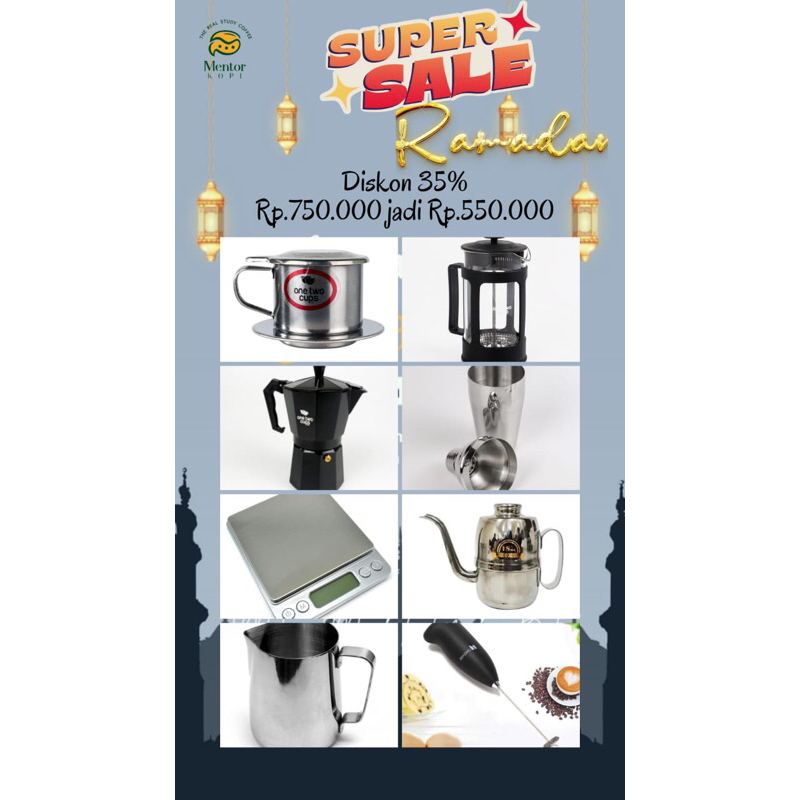 PAKET ALAT MANUAL BREWING PROMO