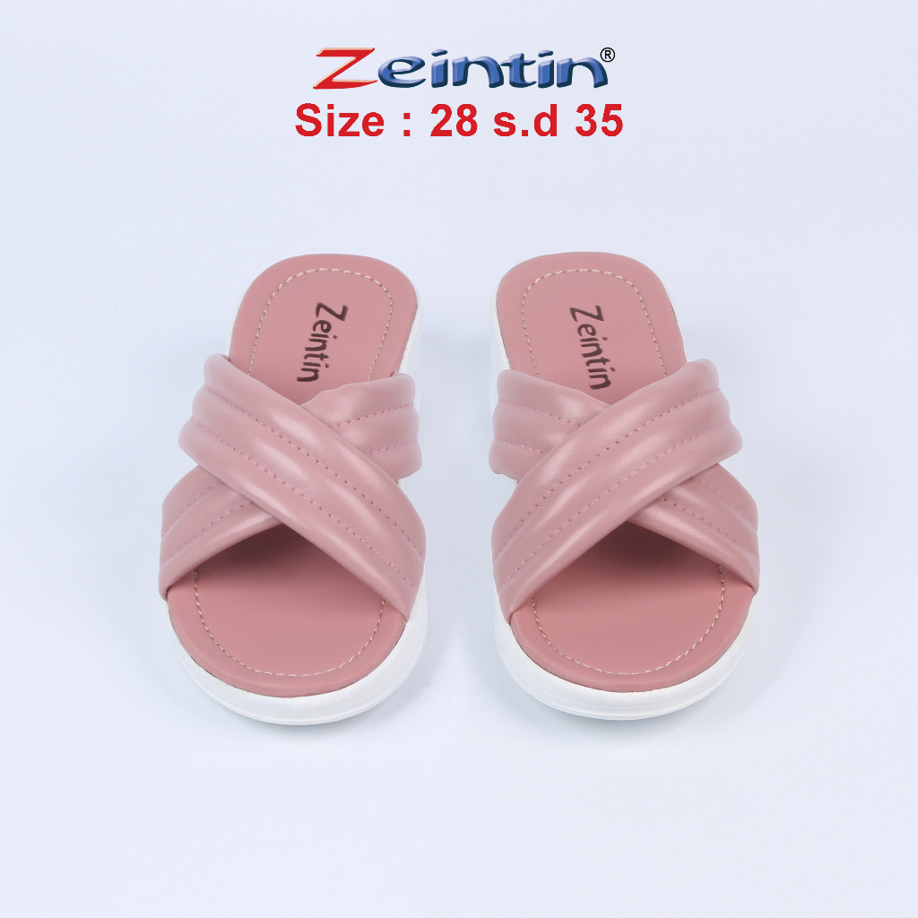 Zeintin - Sandal Anak Wanita/Perempuan Sintetis  Sandal kulit Sintetis Anak Terbaru  Sandal Flat Sandal Kasual Formal Original  TS