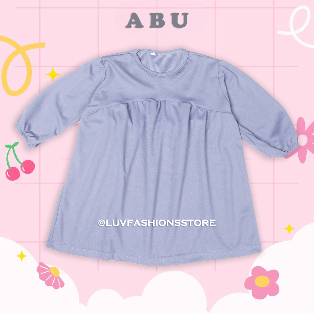 IL - FASHION MUSLIM ANAK / NADA MIDI DRESS KIDS CREPE PREMIUM