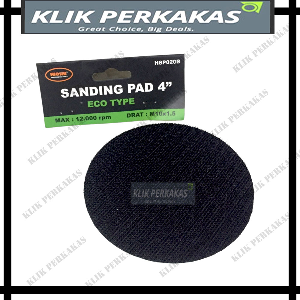 Promo sale Polishing Pad Velcro Hijau- Velcro Pad- Tatakan Amplas Velcro-Rubber Pad 4IN