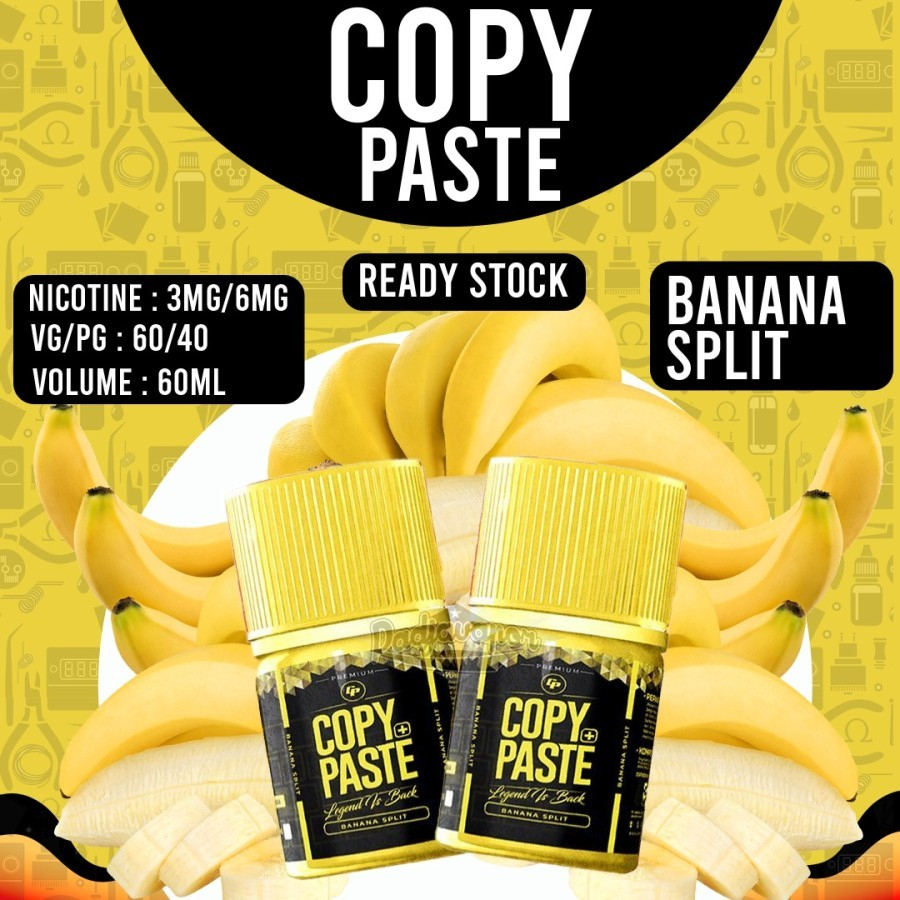 Copy Paste Banana Split 60ML by Tigac x Samose