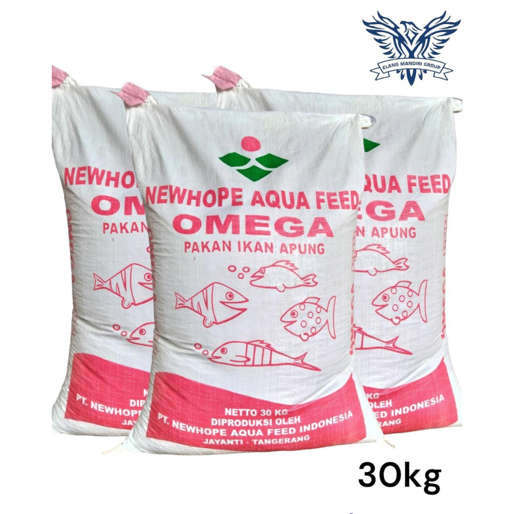 Karungan 30 Kg OMEGA -2 Pakan Ikan Apung Newhope Aqua Feed Indonesia