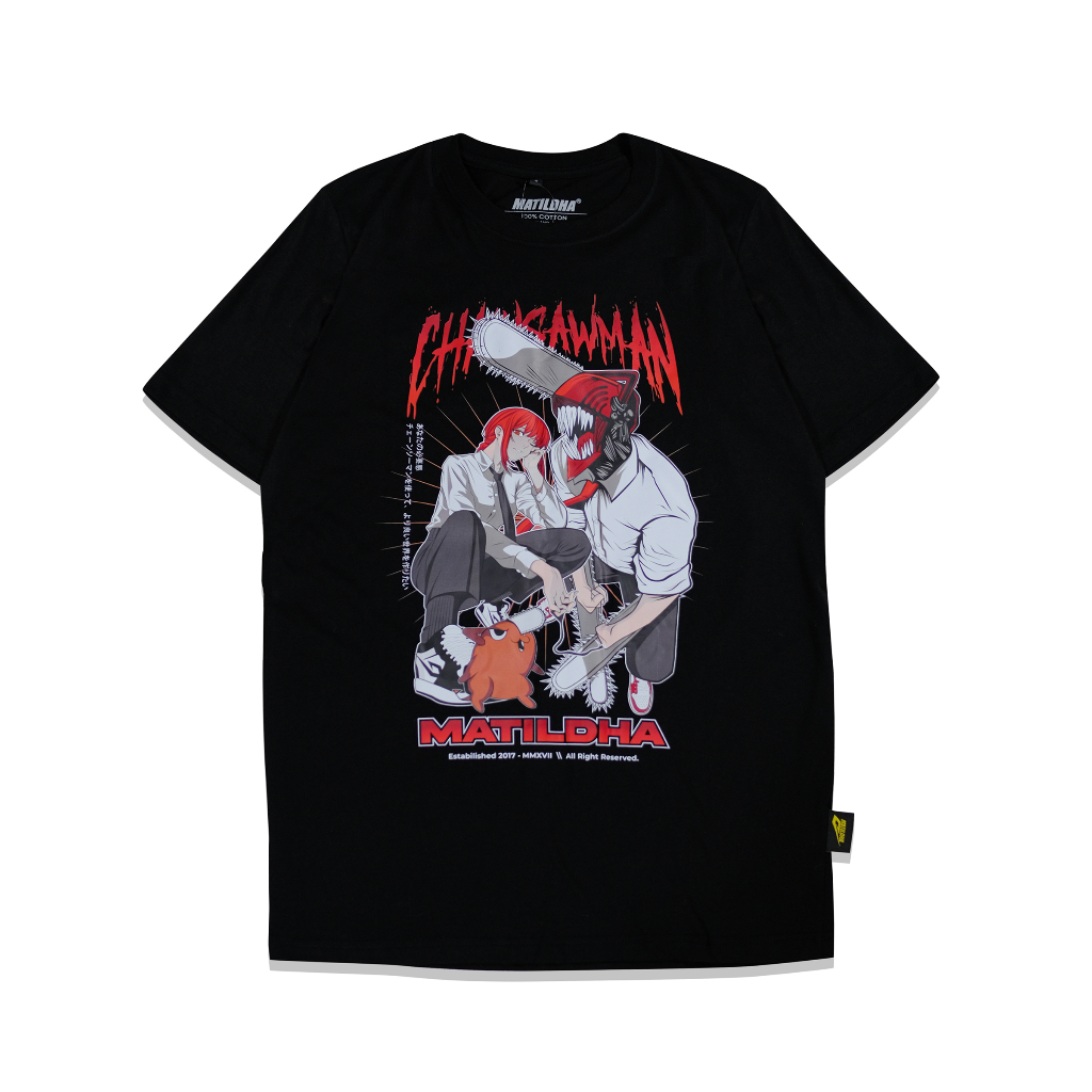T-SHIRT CHAINSAWMAN BLACK