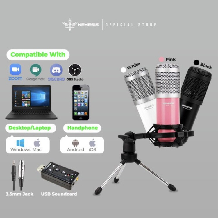 Paket THR Bedug NYK X60 + NYK Apollo Mic + Fantech HQ55 Portal