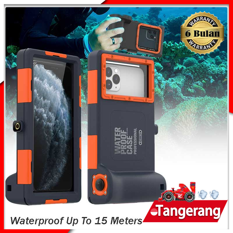 Shellbox Waterproof Phone Case Drift Diving Swimming Deep Diving 15m Dry Universal Underwater Case Mobile