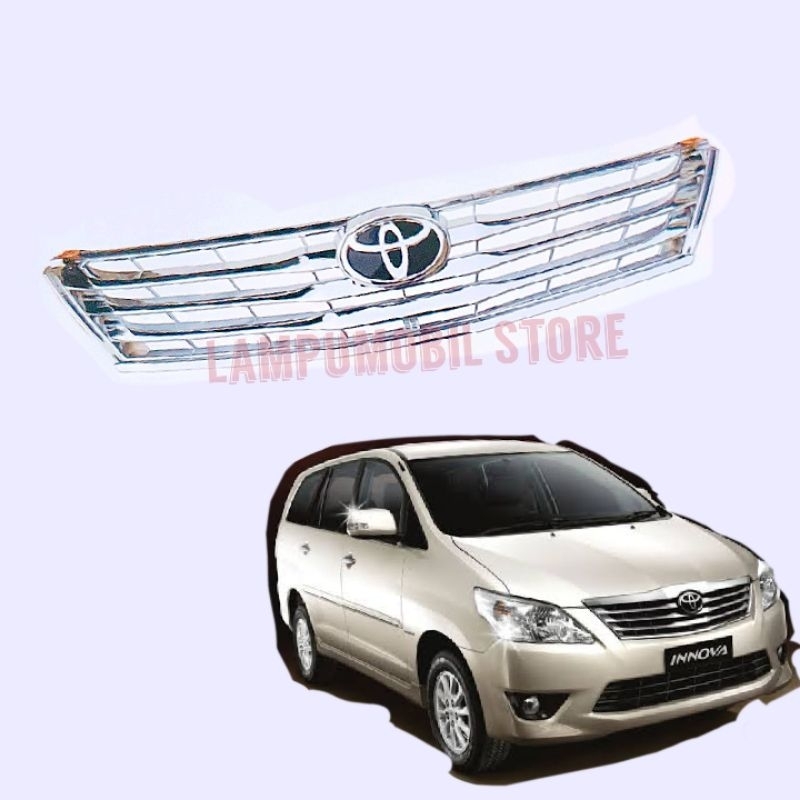Grill Chrome Depan Toyota Grand Innova 2012-2013