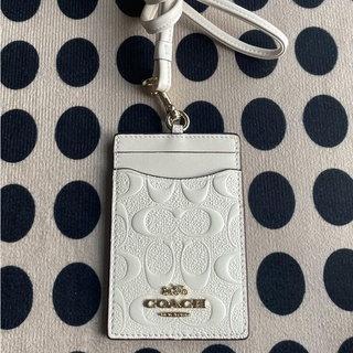 [Instant/Same Day] 73602  COACH lanyard /id card/card holder wanita//lanyard id card / name card Original/Lanyard &amp; Name Tag//lanyard pods  108-2CW73602-D6  gongzhuopai