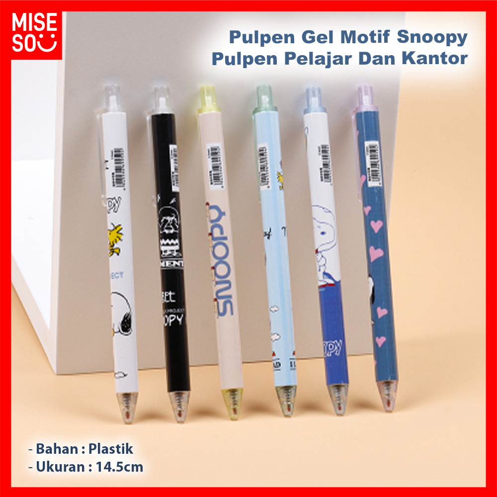 

Pulpen Gel Puppy Snoopy Press Gel Pen Motif Snoopy Pulpen Pelajar Dan Kantor Pena Lucu 595