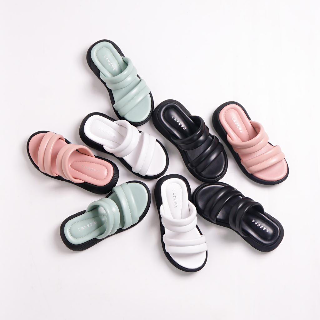 Adarastore - ZOYA KIDS Sandal Wedges Anak Perempuan Sendal Cewek Anak Casual Slop Kekinian Model Ban Dua