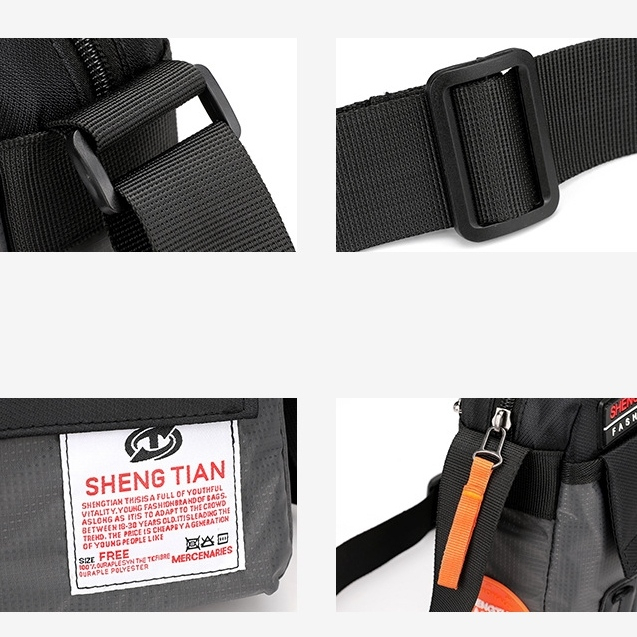 TAS SELEMPANG PRIA ANTI AIR IMPORT PREMIUM SLINGBAG SHOULDER BAG COWOK KEREN BAHU GREY MARTIAL LAKI DISTRO BRANDED REMAJA DEWASA SIMPLE FASHION CASUAL TA779G2