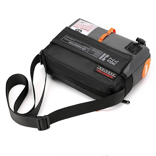 TAS SELEMPANG PRIA KEREN IMPORT ANTI AIR PREMIUM SLINGBAG FASHION REMAJA SIMPLE CASUAL SHOULDER BAG COWOK DEWASA BAHU LAKI DISTRO BRANDED GREY MARTIAL TA779G2