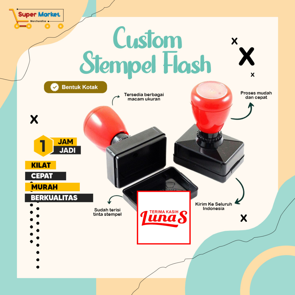 

[1HARI JADI] CETAK STEMPEL FLASH KOTAK OTOMATIS CEPAT / CUSTOM STEMPEL WARNA PEMERINTAHAN PERUSAHAAN LOGO NAMA TANDA TANGAN LUNAS SEKOLAH TOKO DOKTER LEGALISIR