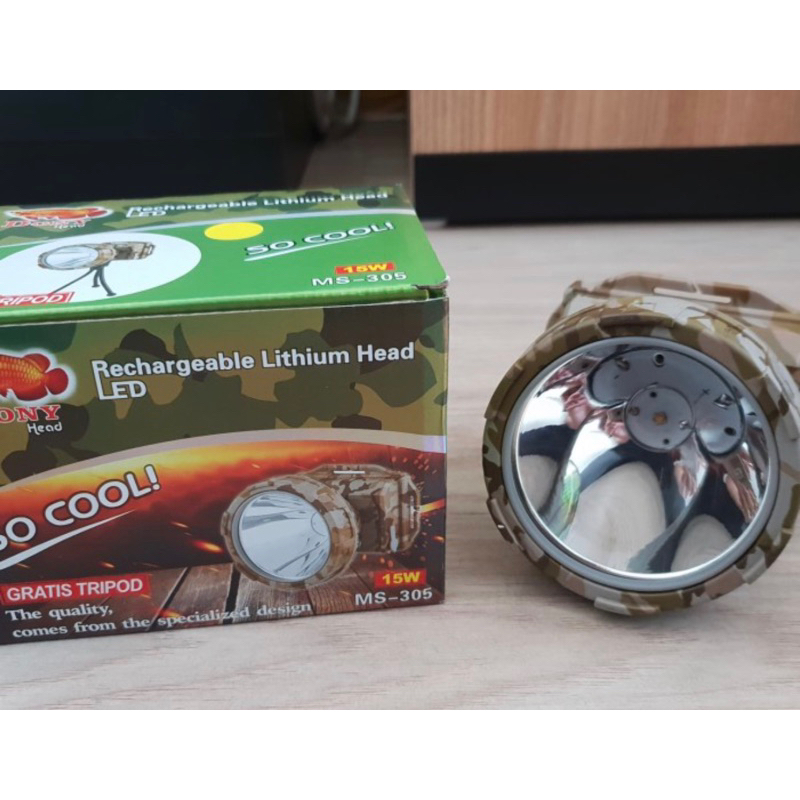 Senter Kepala Dony MS-305 So Cool / Headlamp Dony 15 Watt