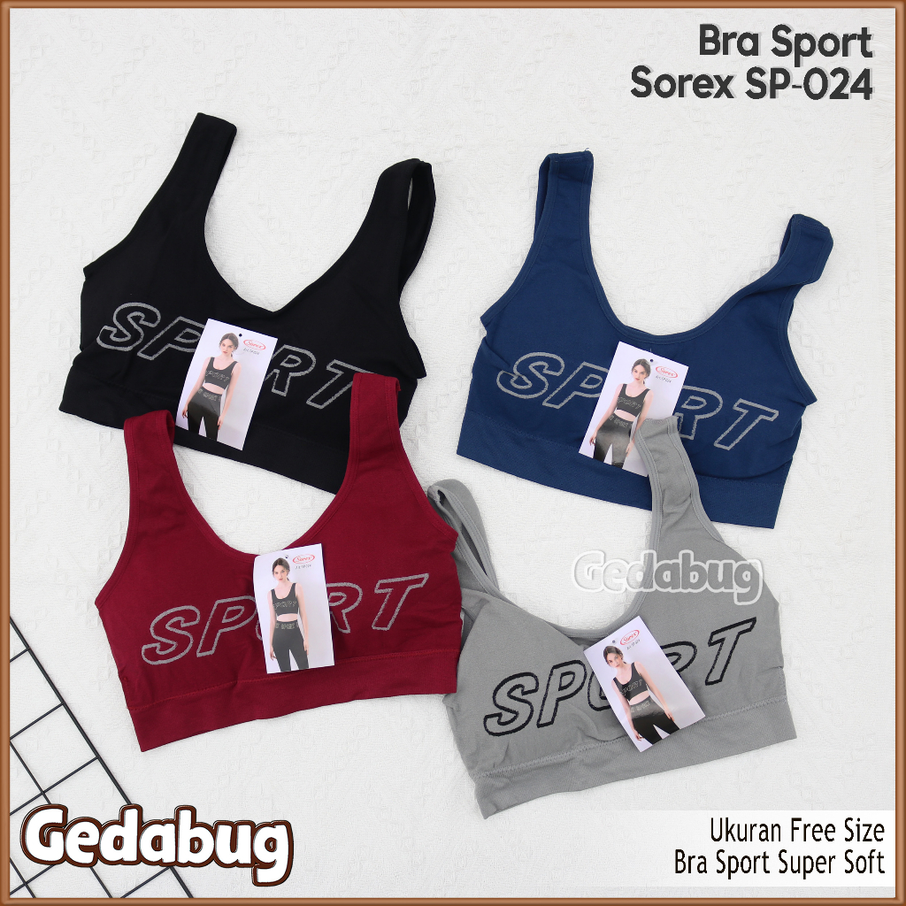 Bra Olahraga Sorex Sp 024 / Bra Busa Wanita Olahraga - gedabug