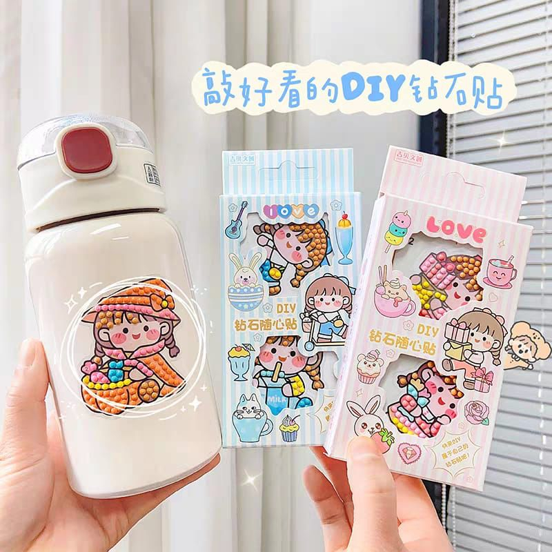 

JM PAKET DIY GLITTER SET STIKER DIY MANIK DIAMOND BEADS CUTE GIRL LUCU UNIK MURAH STIKER BOX DIY CUTE GIRL PERLNGKAPAN SEKOLAH ATK MURAH BISA COD