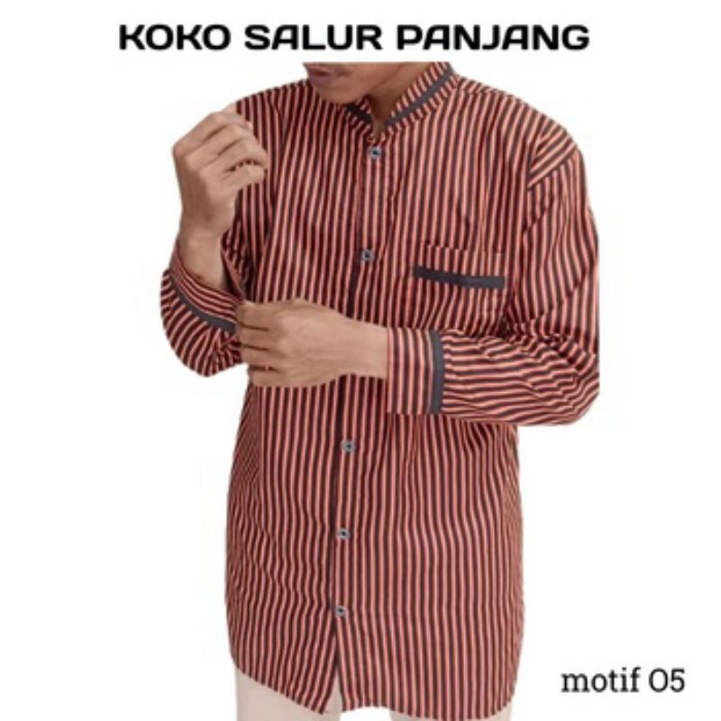 Koko Pria SALUR Lengan panjang