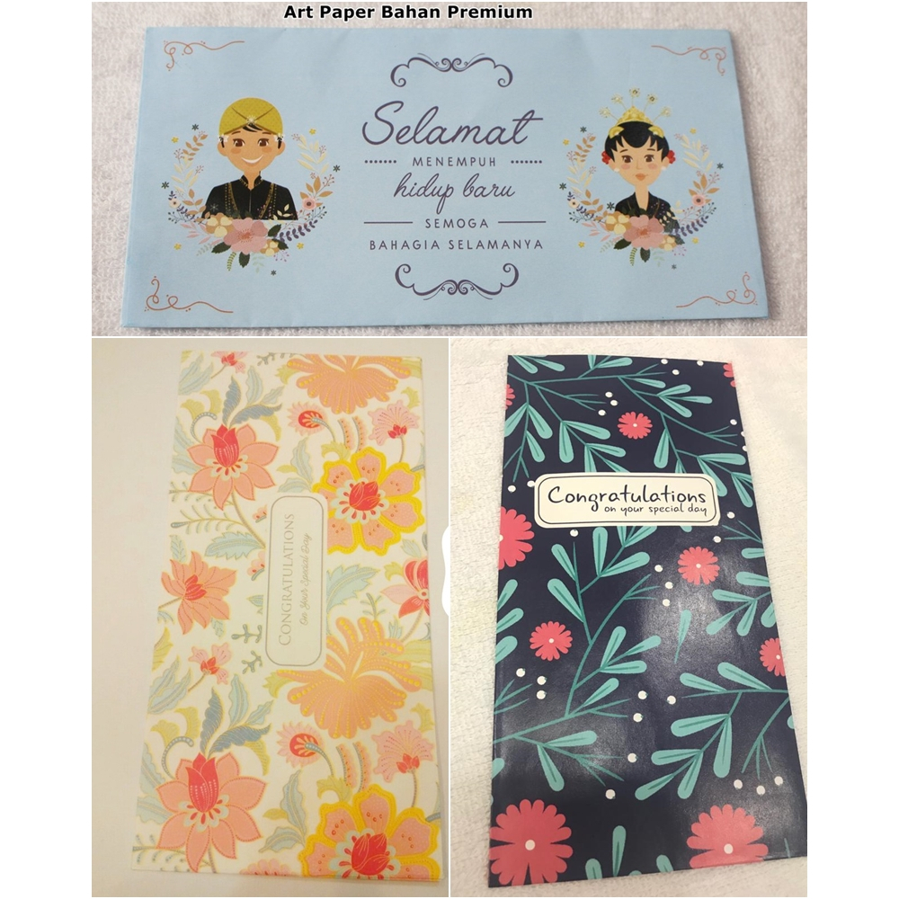 

PALING LARIS Angpau Pernikahan Besar Amplop NEW pesta Wedding Unik TERMURAH Mix motif