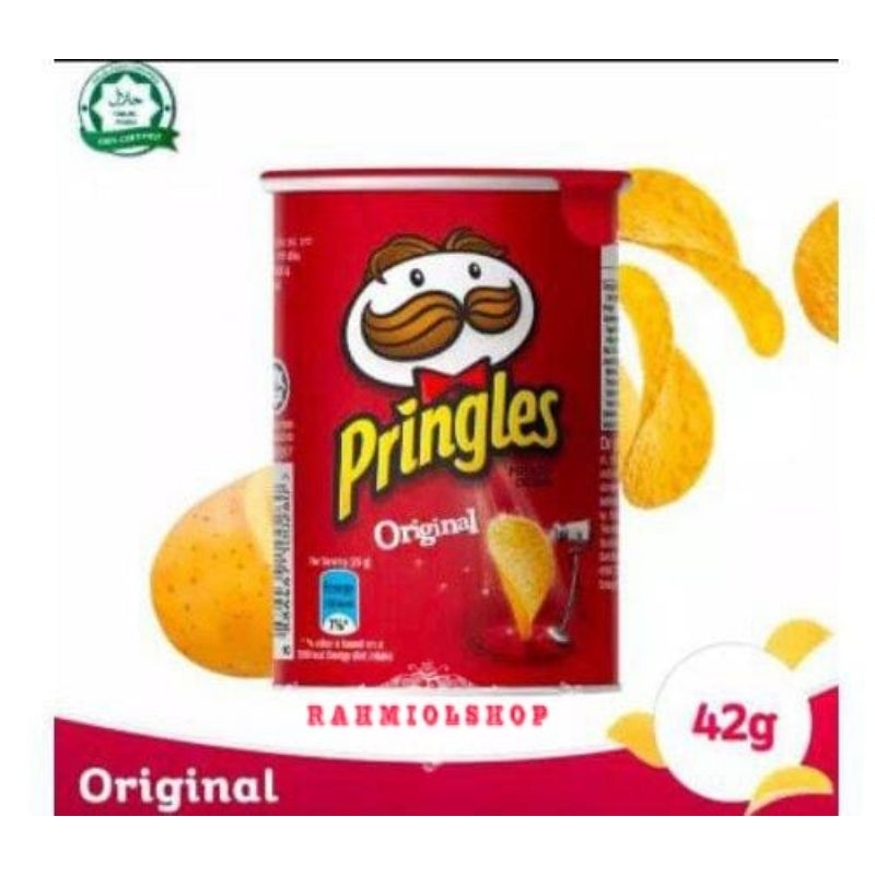 

Pringles Original Potato Chips Mini Snack Keripik Kentang