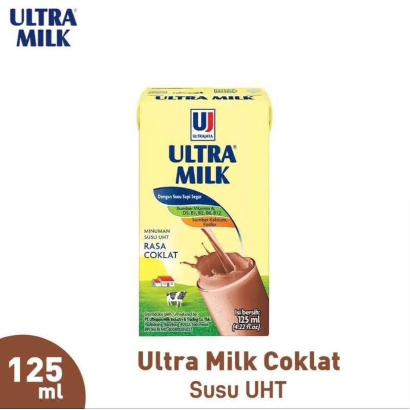 

Susu Ultra UHT Coklat 125ml 1Karton isi 40pcs