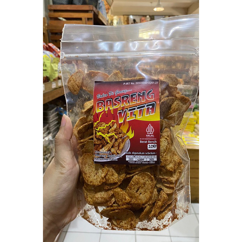 

Kripik/Keripik Basreng “Vita”