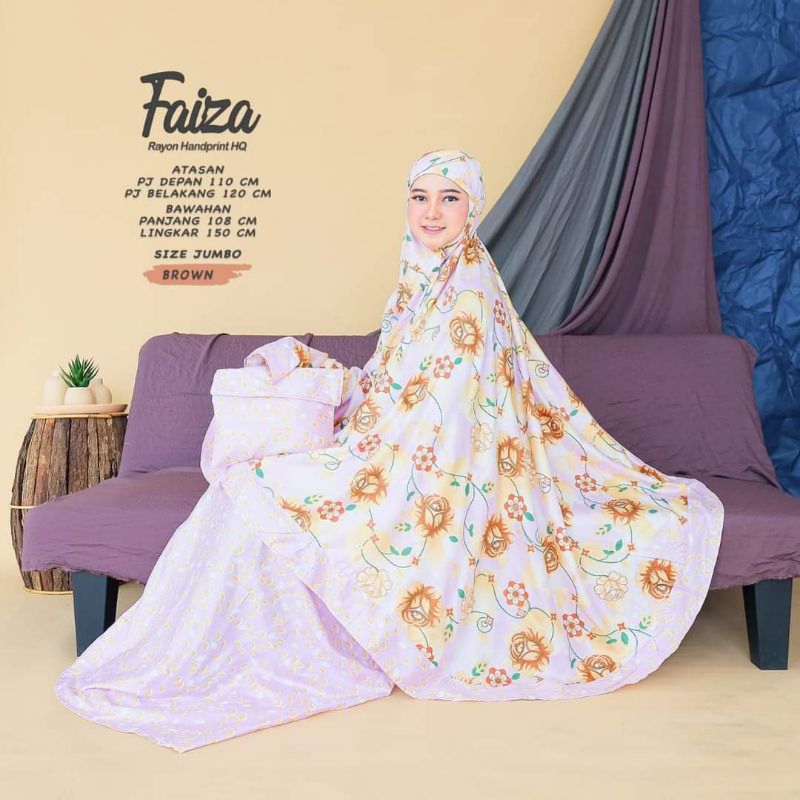 MUKENA DEWASA RAYON HANDPRINT TERBARU