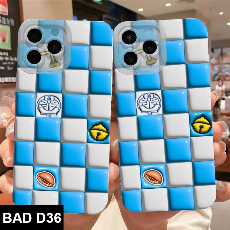 SOFTCASE MOTIF AKSEN 3D CASE MOTIF OPPO A3S OPPO A5 2020 OPPO A9 2020 WHITE_CELL