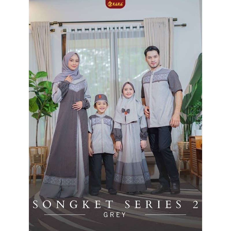 sarimbit keke songket series 2 Grey