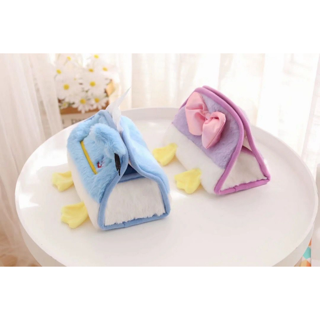 TEMPAT TISU COVER CINNAMOROLL MELODY ANJING CORGI BUTT DOG DONALD DUCK DAISY DUCK PIG HELLO KITTY DUFFY SHELLIE MAY STELLA LOU PENYIMPANAN