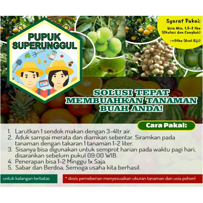 Pupuk Superunggul Untuk Mempercepat Pembuahan