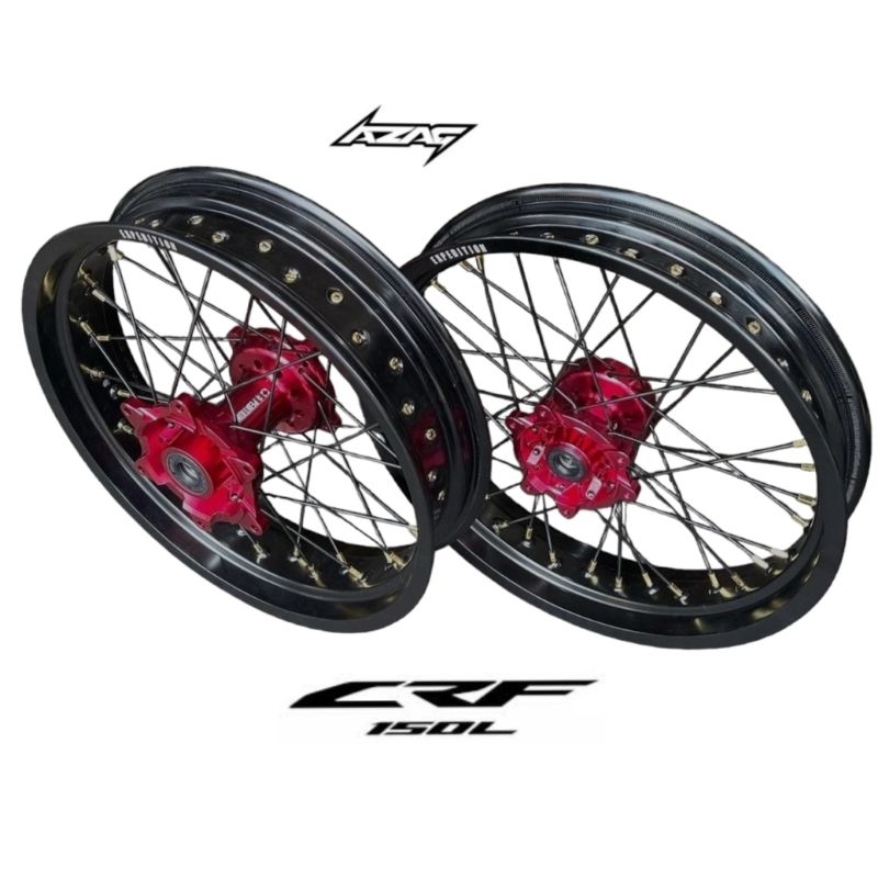 VELG SET CRF 150 L VELG EXPEDITION TROMOL CNC EXPEDITION 17/300/350