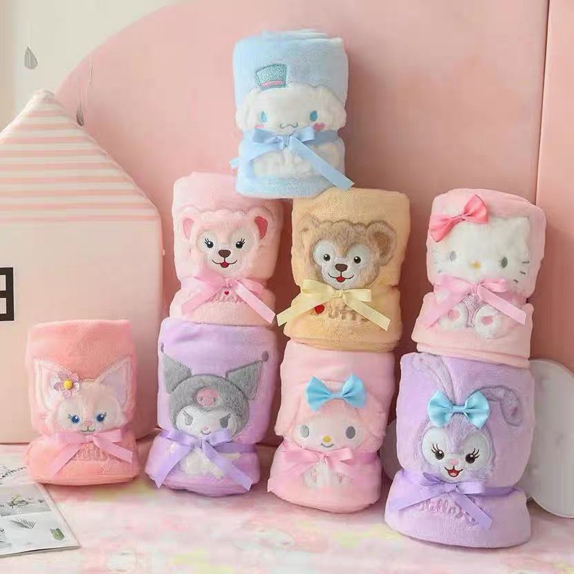 SELIMUT CINNAMOROLL MELODY KUROMI HELLO KITTY SHELLIE MAY DUFFY STELLA LOU LINABELL BLANKET