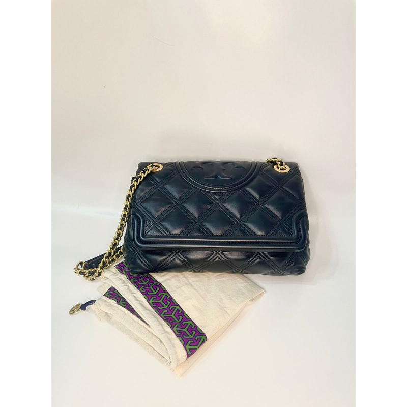 TB Fleming Soft Medium Bag Black  Size 28x18x10