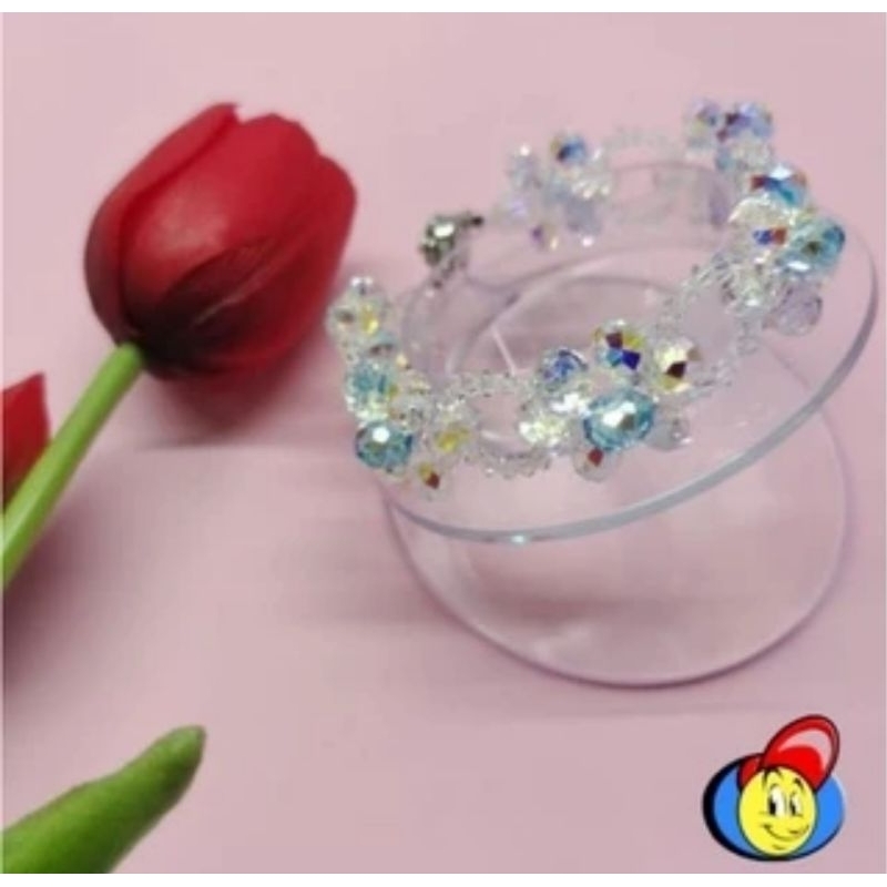 Gelang Swarovski CBG04 Perhiasan Manik Kristal Crystal Swarovski