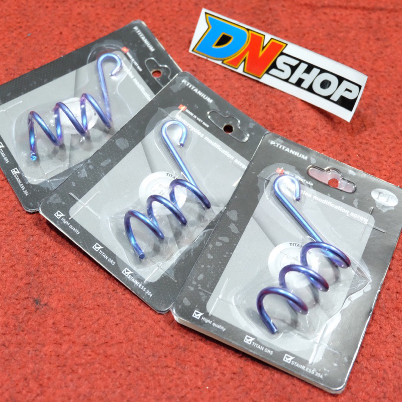 Breket selang rem depan titanium