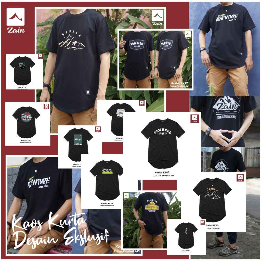 Kaos Dakwah Muslim -  KZ39 - ZAIN