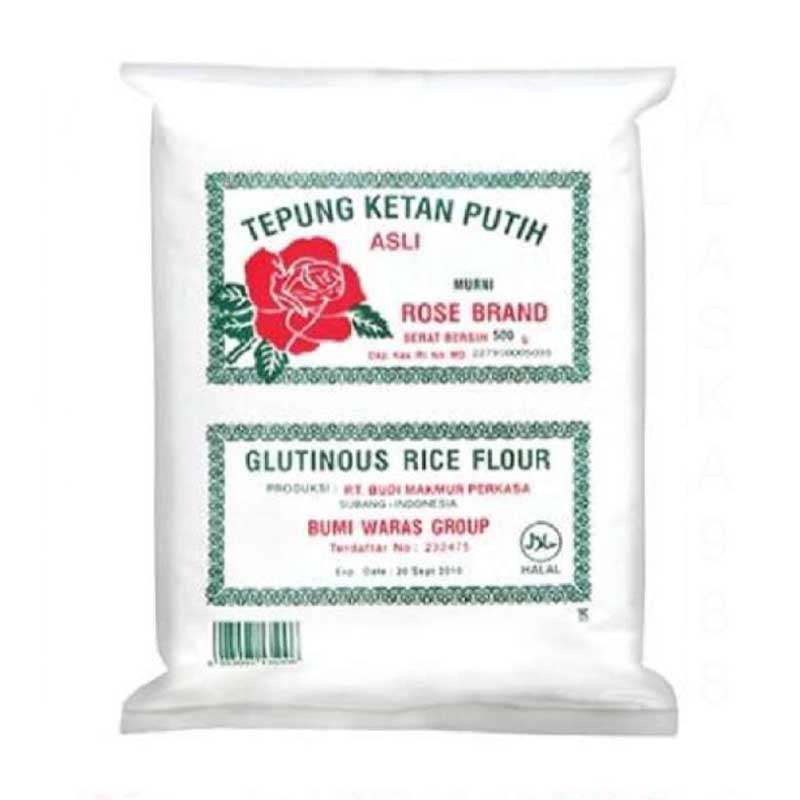 

Rose brand tepung ketan putih 500 gram