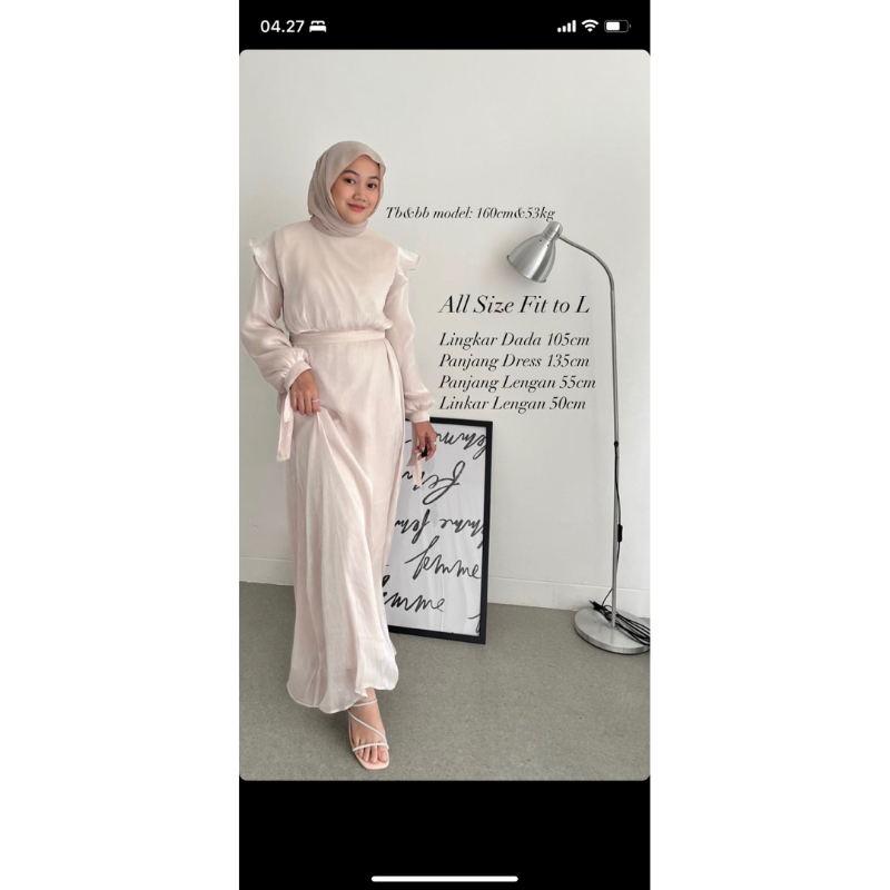 shimer dress by boonaa.id