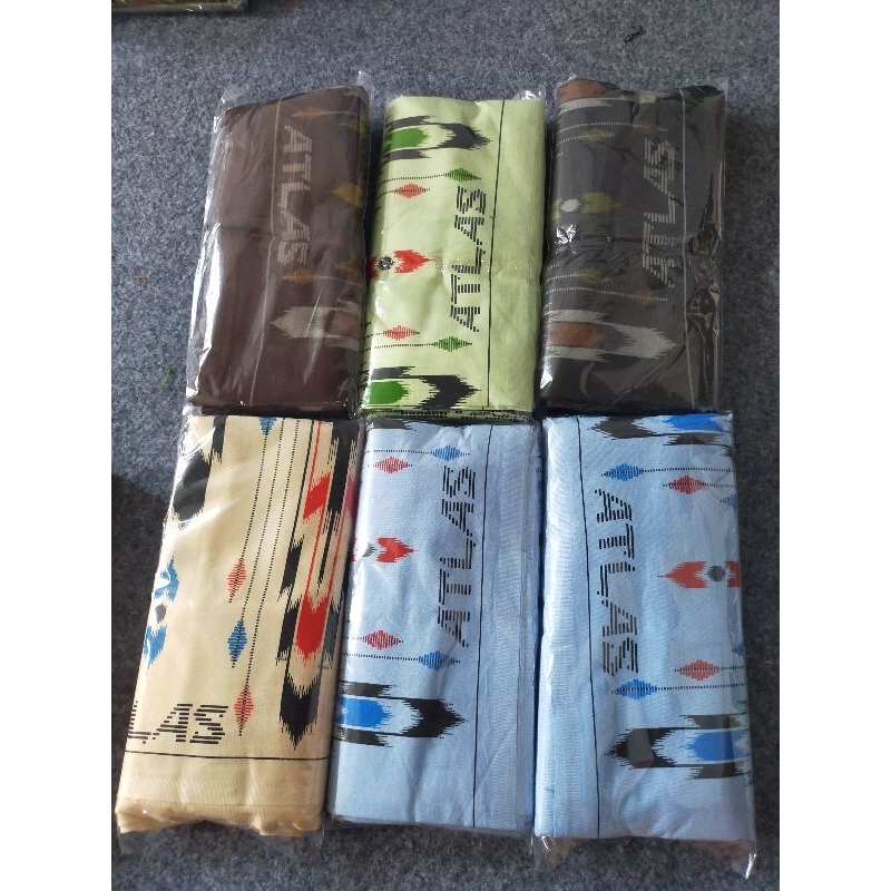 Sarung Atlas Motif BHS afkir BS pabrik, gagal lolos QC