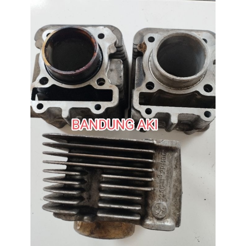 boring blok seher yamaha mio m3 2ph.untuk bahan ob.kondisi liner cacat