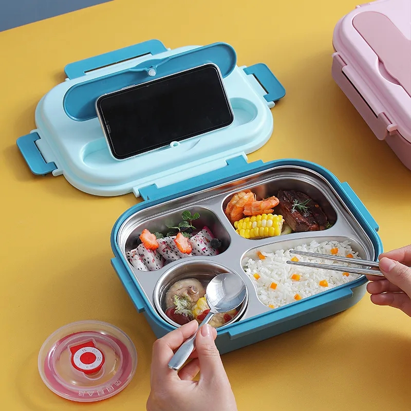 BIANCA - READY Lunch Box Anak Sekolah Stainless 316 FRIENDSHIP SERIES / Kotak Makan Bekal Anak Sekolah Stainless 316 + TAS LUNCH BOX