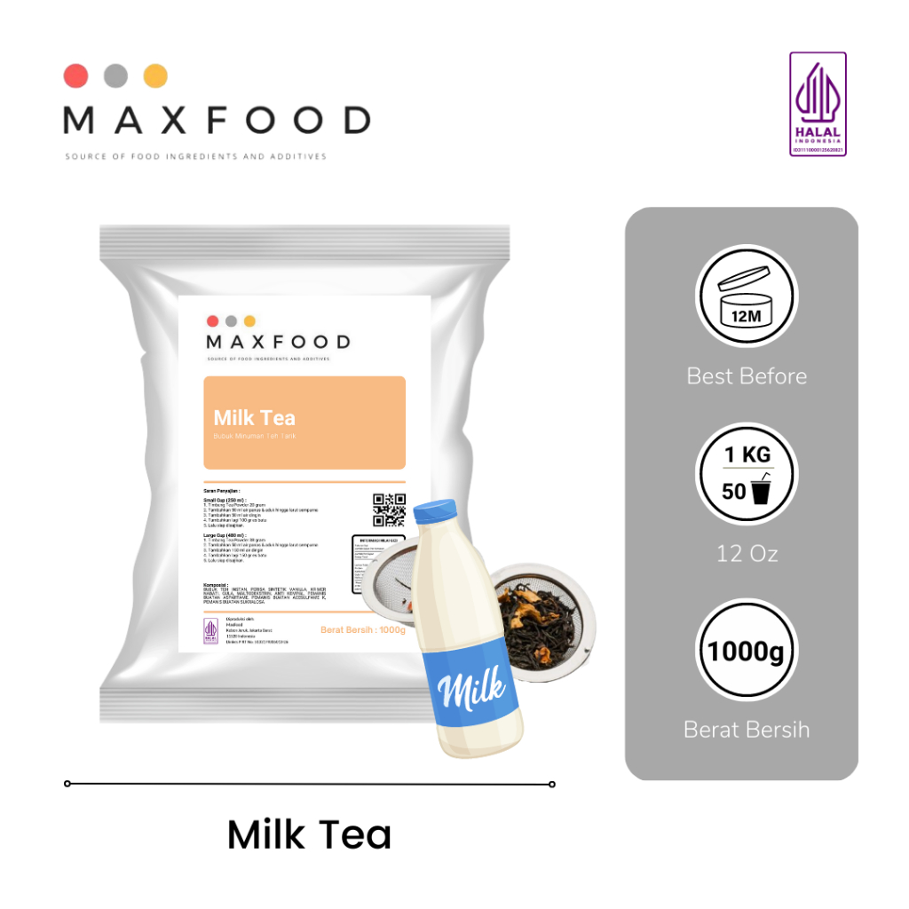 

Milk Tea/ Teh Susu/ Bubuk Minuman Milk Tea/ Milk Tea Powder 1kg
