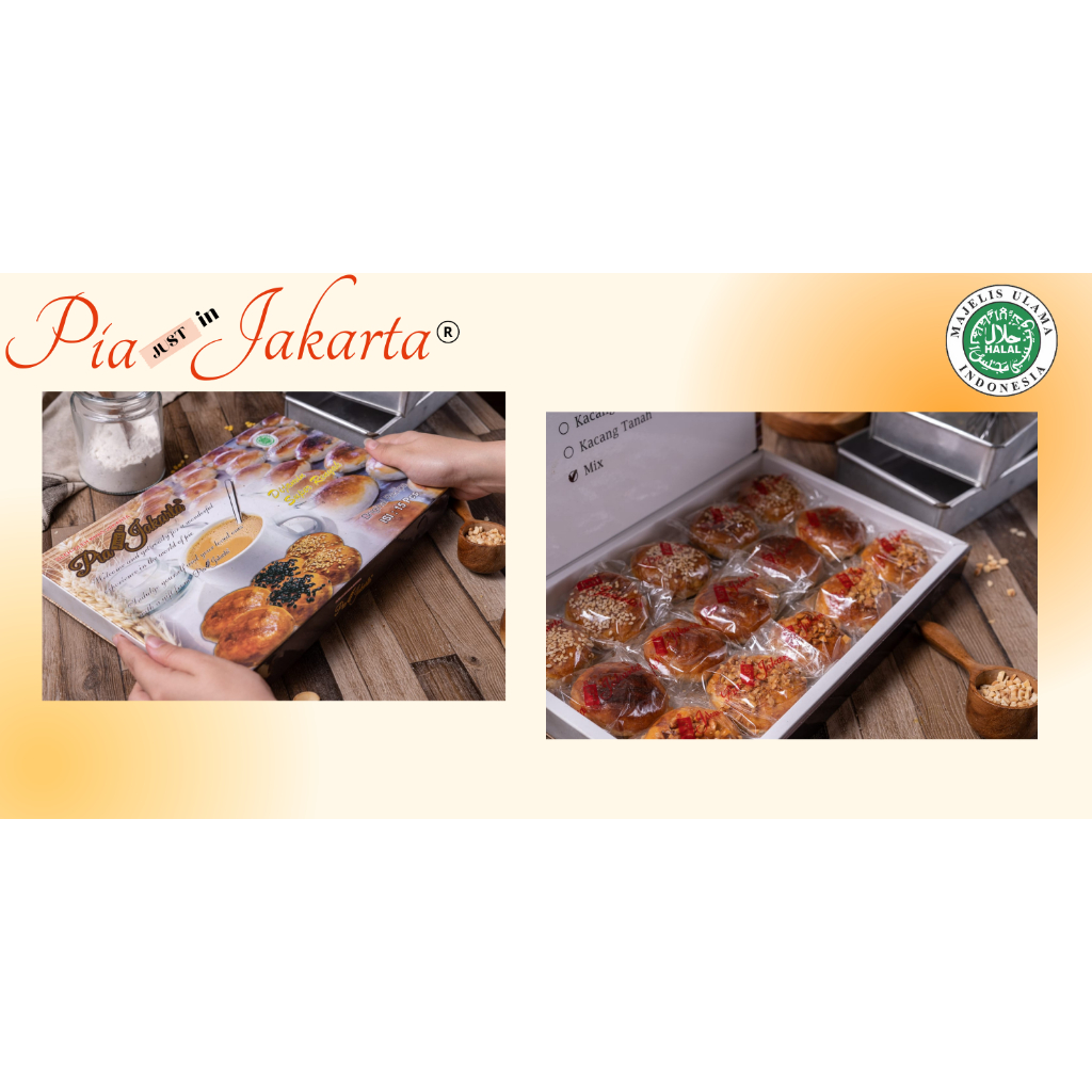 

Bakpia Kue Jakarta Pia Just In Jakarta - Mix Varian Rasa