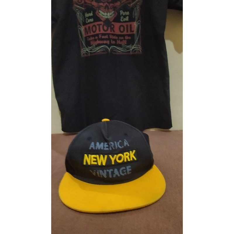 topi Amerika vintage snap back