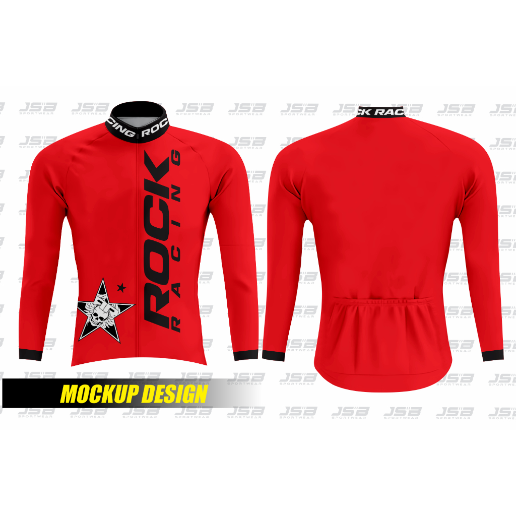 kaos jersey sepeda roadbike mtb bmx seli gowes/lengan pendek/lengan panjang/ custom nama design - ro
