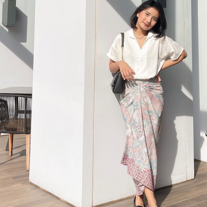 Rok lilit Batik/ Kain lilit batik/Rok wisuda/rok lilit