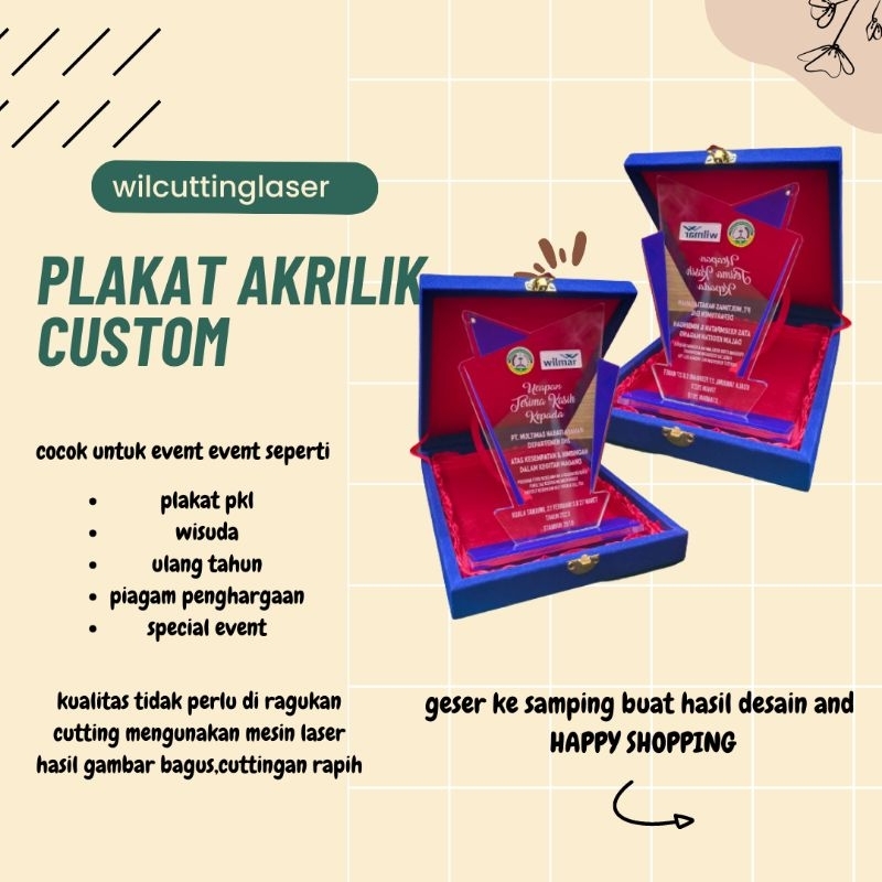 Plakat Akrilik Custome