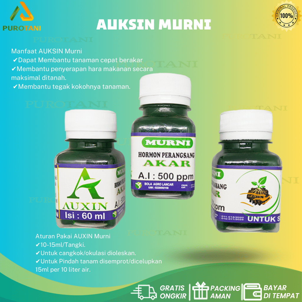 Hormon Perangsang Akar Auksin Murni ZPT Akar Auxin Murni