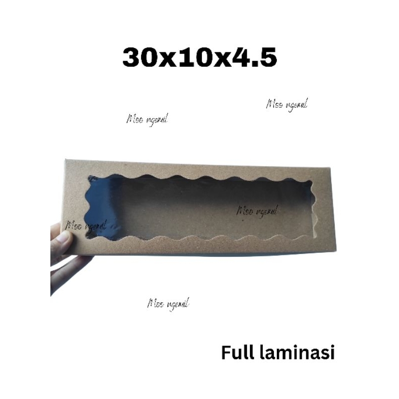 BOX BROWNIES 30x10x5 cm, KOTAK BROWNIES 30x10x5cm