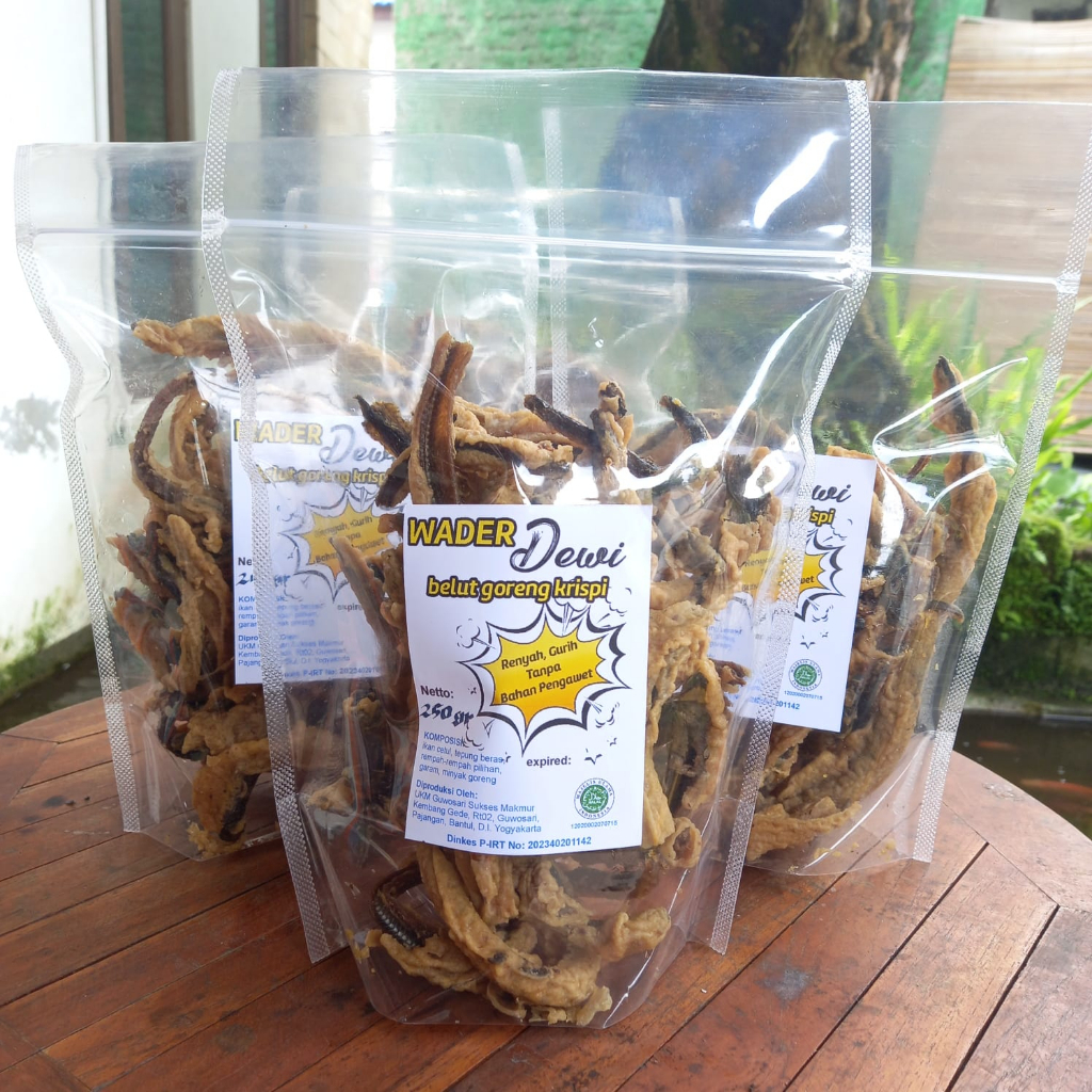

BELUT GORENG CRISPY - WADER DEWI 250GR