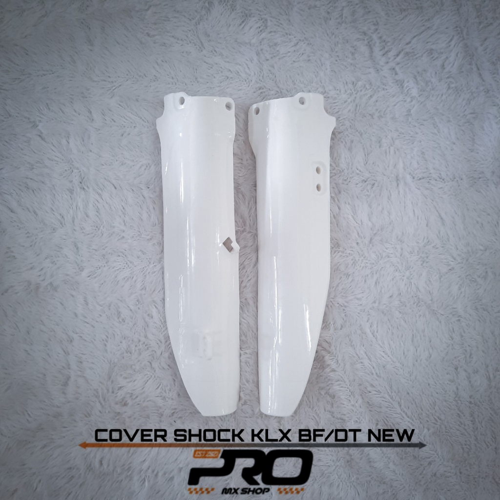 PELINDUNG USD KLX 150 BF DTRACKER PUTIH TUTUP USD COVER SHOCK KLX 150 SERIES